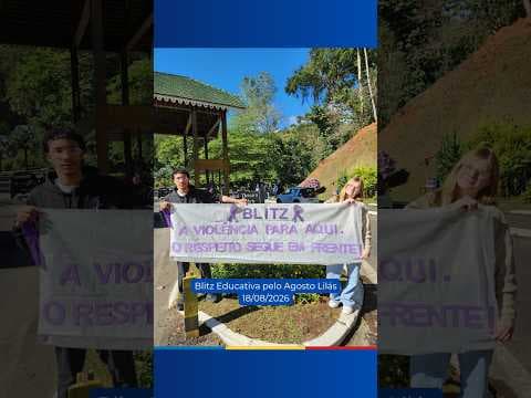 Agosto Lilás: Domingos Martins realiza Blitz Educativa contra a violência à mulher